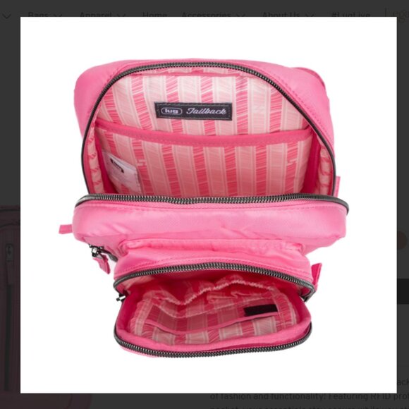 New (without tags) Lug Unisex Tailback Sling Bag in Perfectly Pink